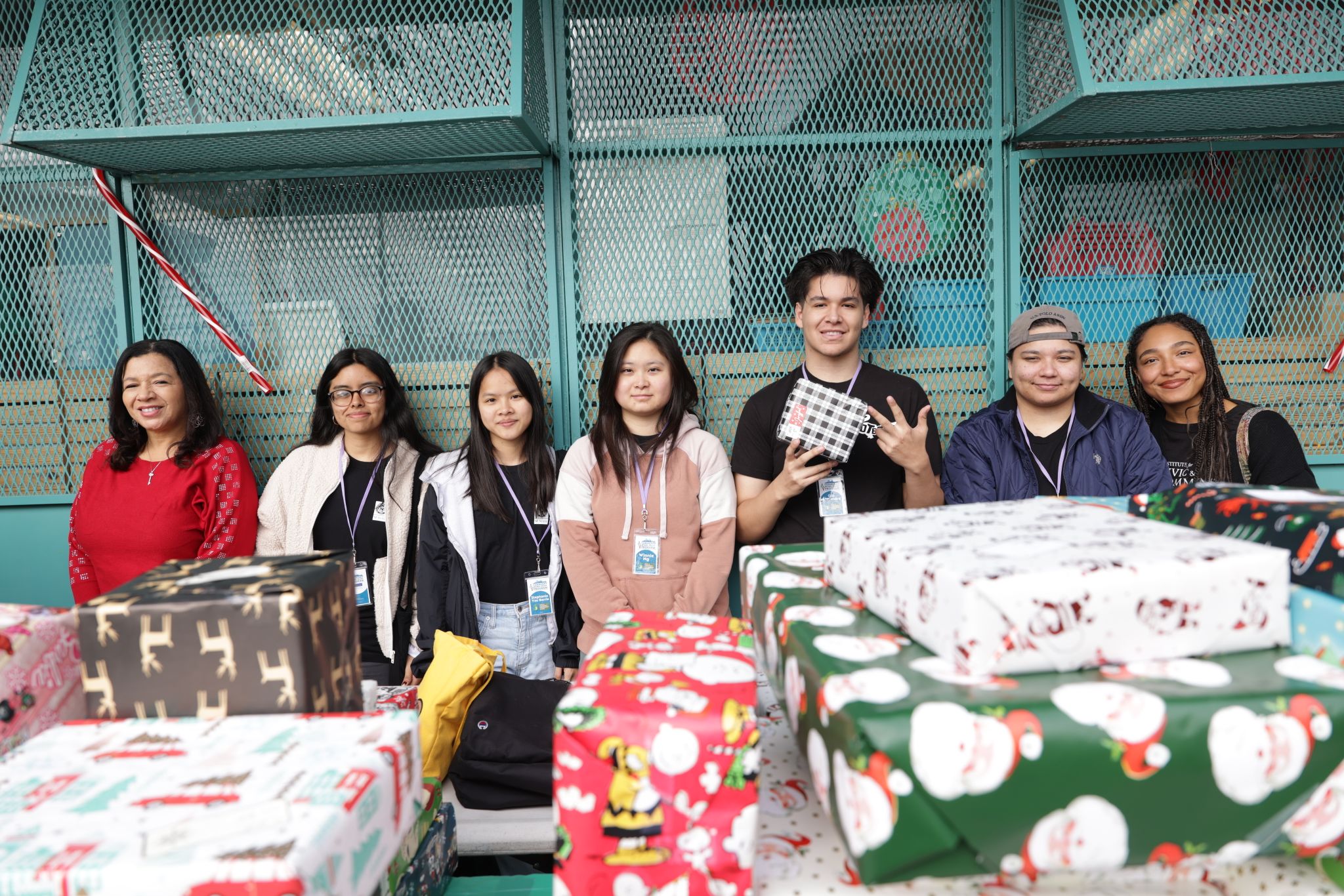 2024 Toy Drive- students + presents