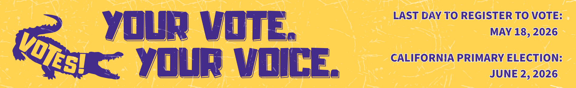 Gator Votes Website Header
