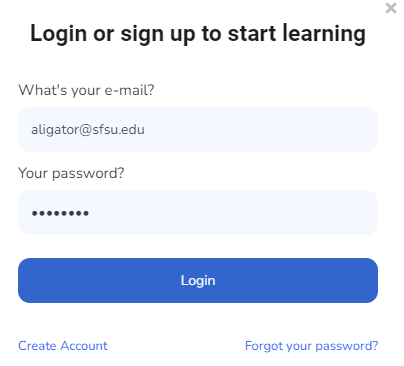 Impact Suite Log In Step 2