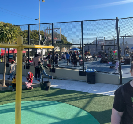 Playground at Youth 1st's Holiday Extravaganza. 