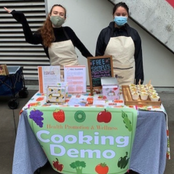 HPW cooking demo tabling