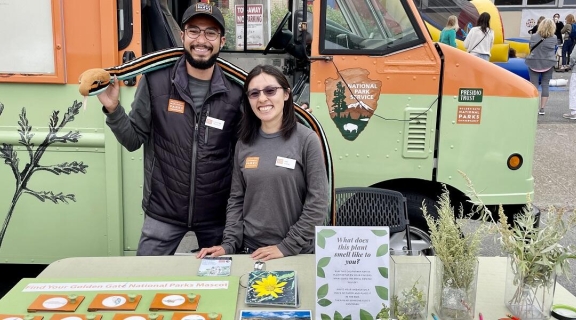 GGNPA's Roving Ranger tabling truck. 